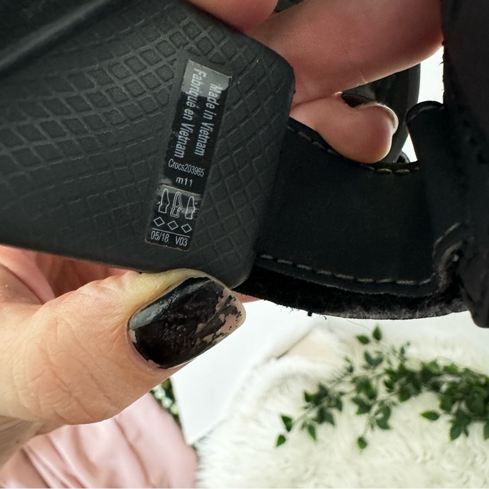 Crocs Black Adjustable Sandals - image 6